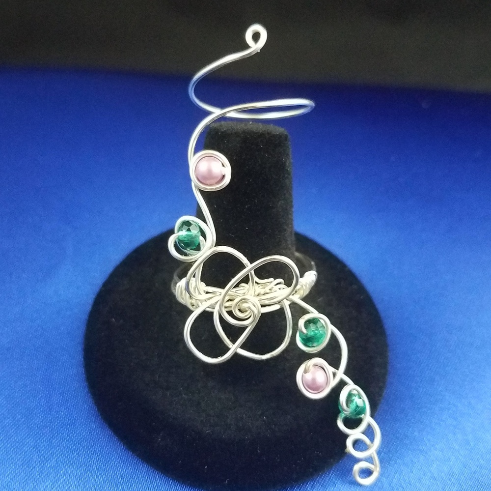 Flowering Full Finger Ring